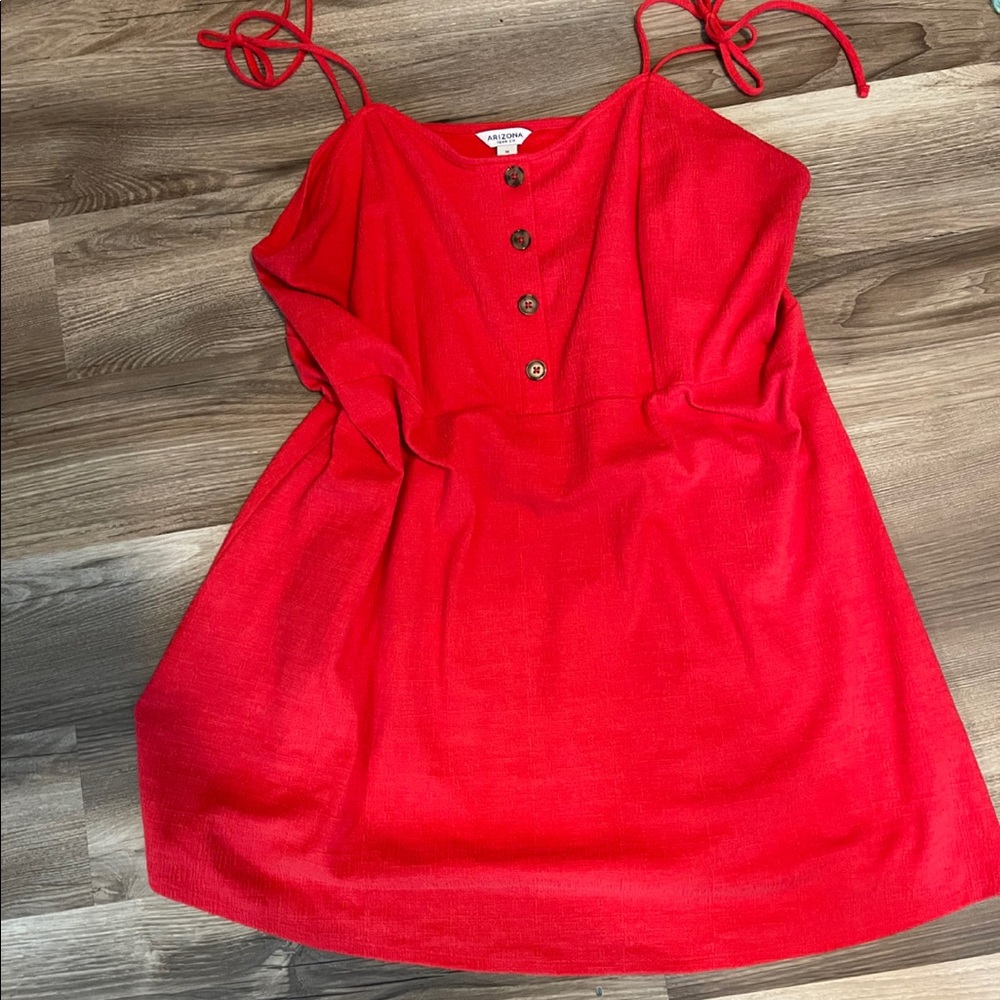 3x orange dress